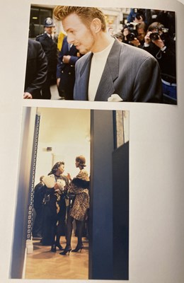Lot 204 - DAVID BOWIE 1995 EXHIBITION SCRAPBOOK WITH ORIGINAL PHOTOS
