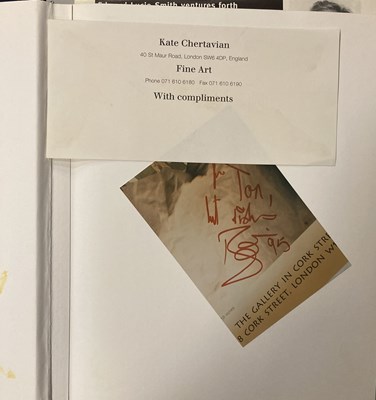 Lot 204 - DAVID BOWIE 1995 EXHIBITION SCRAPBOOK WITH ORIGINAL PHOTOS