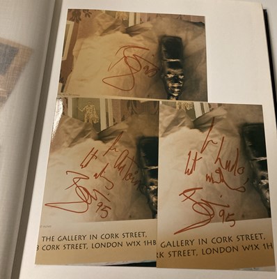 Lot 204 - DAVID BOWIE 1995 EXHIBITION SCRAPBOOK WITH ORIGINAL PHOTOS