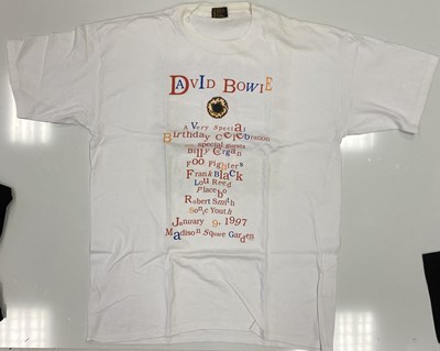 Lot 208 - DAVID BOWIE CLOTHING - T SHIRTS