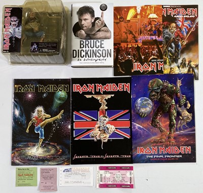 Lot 47 - IRON MAIDEN MEMORABILIA INC SIGNED BOOK.