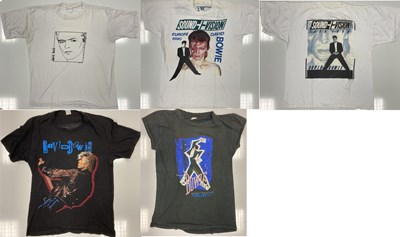 Lot 211 - DAVID BOWIE TOUR T-SHIRTS