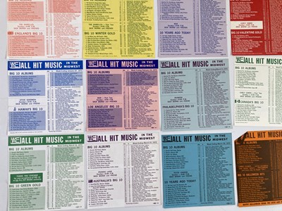 Lot 50 - 1960S MELODY MAKER / TOP 50 CHART SHEETS.