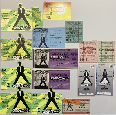 Lot 213 - DAVID BOWIE SOUND + VISION TOUR TICKETS