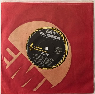 Lot 3 - AC/DC - ROCK N ROLL DAMNATION/ COLD HEARTED MAN 7" (AUSTRALIAN - AP-11754)