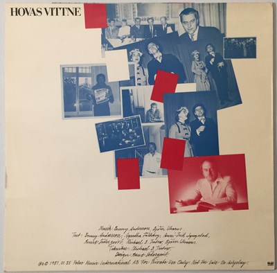 Lot 7 - ABBA - HOVAS VITTNE 12" (SIGNED - RED VINYL - POLAR JUB 50)