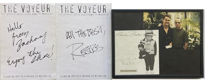 Lot 221 - TIN MACHINE BAND MEMBERS SIGNED