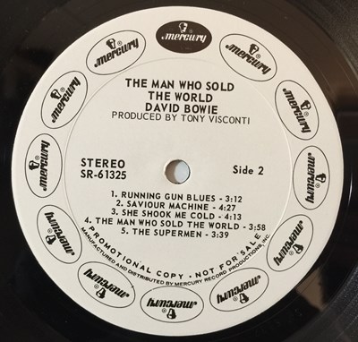 Lot 4 - DAVID BOWIE - THE MAN WHO SOLD THE WORLD - US LP PROMO (SR-61325)
