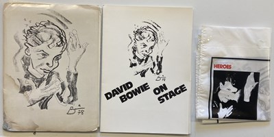 Lot 223 - DAVID BOWIE HEROES ORIGINAL US and EU PRESS KIT