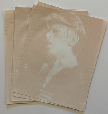 Lot 224 - DAVID BOWIE INTERNATIONAL FAN CLUB MEMORABILIA