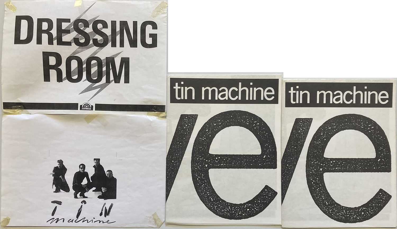 Lot 225 - TIN MACHINE MEMORABILIA AND PHOTOS