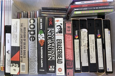 Lot 59 - MUSIC DVD / VHS AND MAGAZINES.