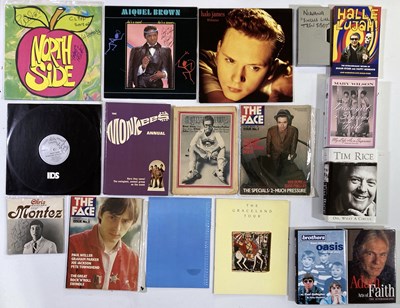 Lot 60 - MUSIC MEMORABILIA INC FACE MAGAZINE ISSUE 1 / SOME SIGNED ITEMS.