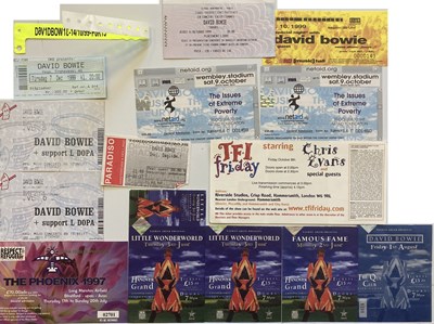 Lot 235 - DAVID BOWIE 1990S TICKETS