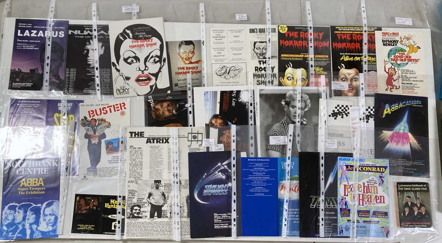 Lot 61 - POP HANDBILLS AND FLYERS INC DAVID BOWIE.