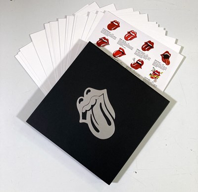 Lot 450 - THE ROLLING STONES - 'EVOLUTION OF THE TONGUE' BOXSET AND LPS.