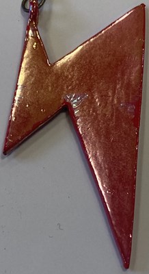 Lot 239 - DAVID BOWIE PENDANTS / DOGTAG / PLECTRUM