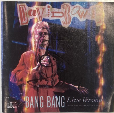 Lot 241 - DAVID BOWIE SIGNED CD INNER