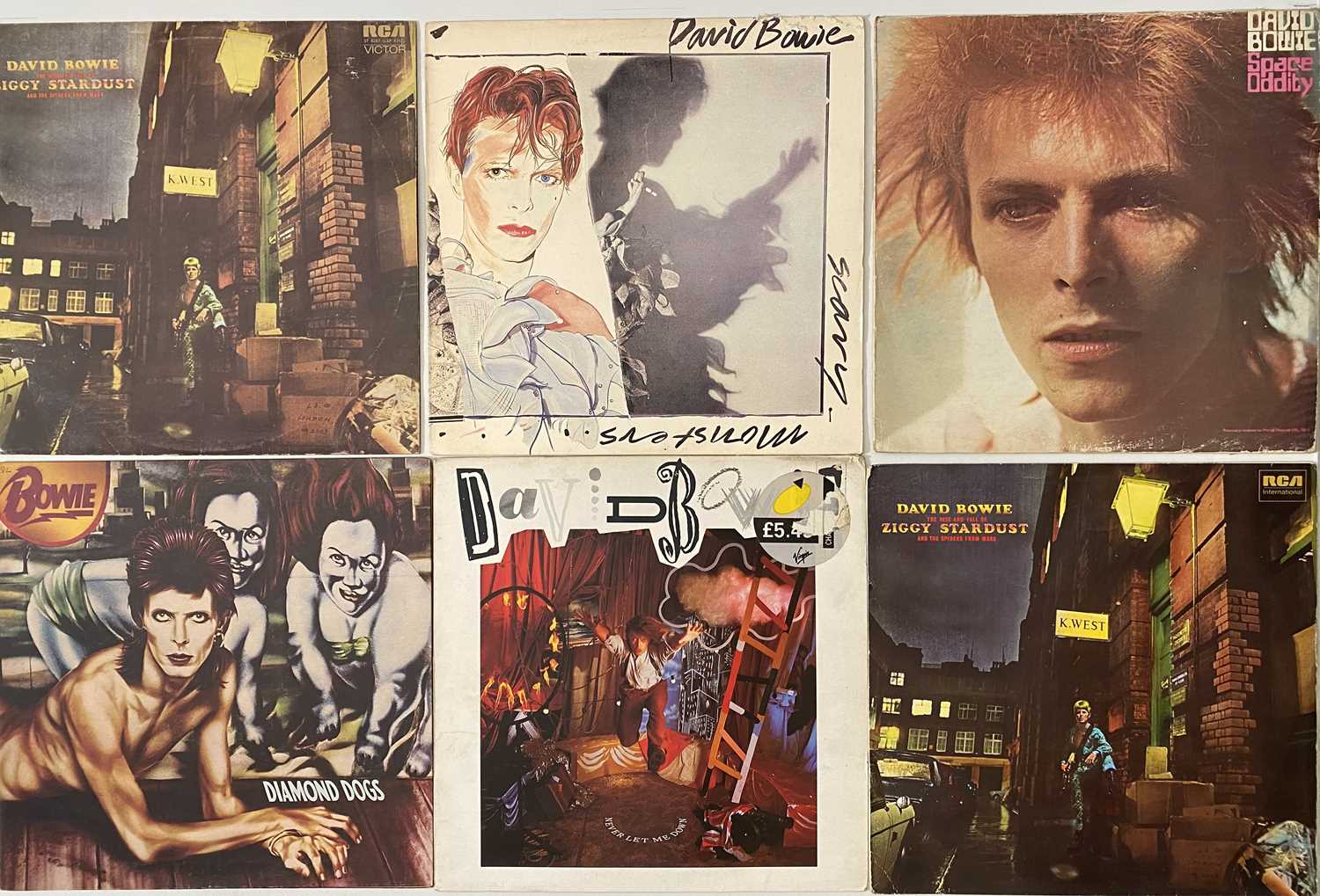 Lot 932 - GLAM - BOWIE / QUEEN - LP COLLECTION