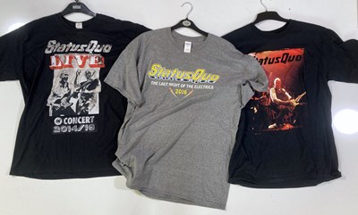 Lot 65 - STATUS QUO MEMORABILIA INC SIGNED ITEMS.