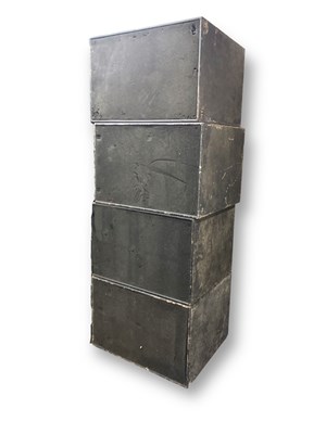 Lot 12 - STRAWBERRY STUDIOS - FOUR VINTAGE SPEAKERS FROM STRAWBERRY RENTALS.