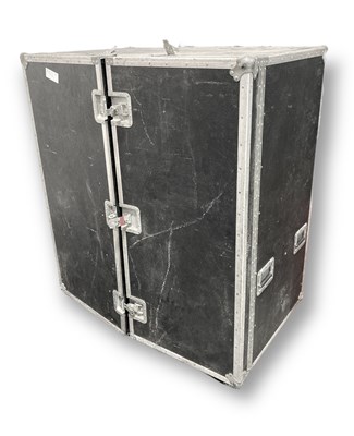Lot 17 - STRAWBERRY STUDIOS - WARDROBE FLIGHT CASE FROM STRAWBERRY RENTALS - 10CC LINK.