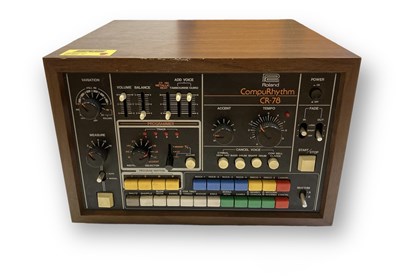 Lot 19 - ROLAND CR78 COMPU RHYTHM DRUM MACHINE.