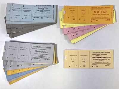 Lot 146 - MANCHESTER FREE TRADE HALL TICKET ARCHIVE - SOUL / BLUES ARTISTS .