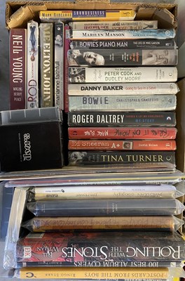 Lot 1069 - CD / CASSETTE / DVDs / BOOKS (CLASSIC ROCK & POP) COLLECTION