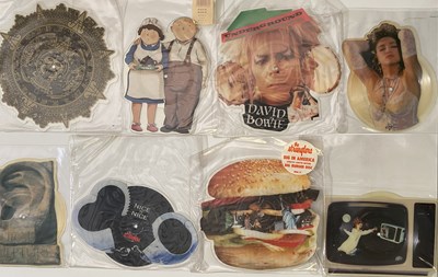 Lot 1007 - ROCK & POP - 7" SHAPED PICTURE DISCS