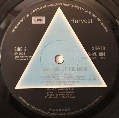 Lot 89 - PINK FLOYD - THE DARK SIDE OF THE MOON LP (ORIGINAL UK 'SOLID BLUE' - SHVL 804)