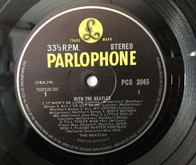 Lot 131 - THE BEATLES - WITH THE BEATLES LP (ORIGINAL UK STEREO COPY - PCS 3045).