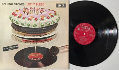 Lot 139 - THE ROLLING STONES - LET IT BLEED LP (ORIGINAL UK MONO COPY WITH POSTER - DECCA LK 5025).