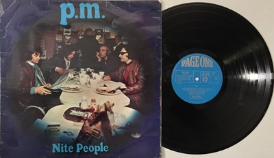 Lot 37 - NITE PEOPLE - P.M. LP (ORIGINAL UK COPY - PAGE ONE POLS 025)