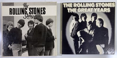 Lot 179 - ROLLING STONES STORY 12LP BOX & GREAT YEARS 4LP BOX.
