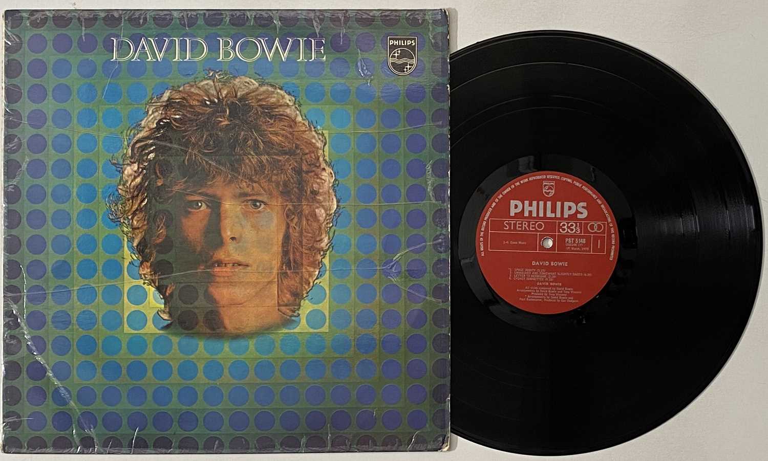 Lot 188 - DAVID BOWIE - DAVID BOWIE LP (ORIGINAL SOUTH AFRICAN PHILIPS PRESSING - PST 5148)