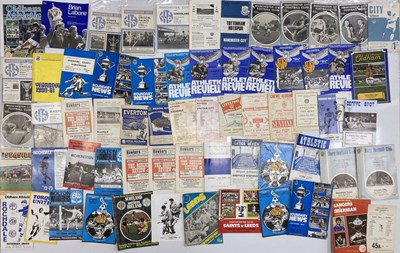 Lot 67 - 70s MIXED FOOTBALL PROGRAMMES.