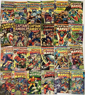 Lot 129 - CAPTAIN MARVEL / CAPTAIN AMERICA COMICS.