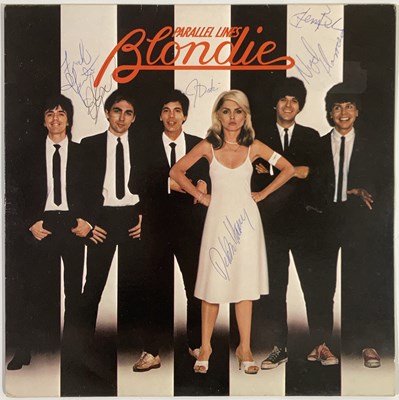 Lot 350A - BLONDIE - PARALLEL LINES - FULLY SIGNED.