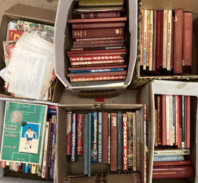 Lot 11 - SPORTS BOOKS, ANNUALS & MAGAZINES.
