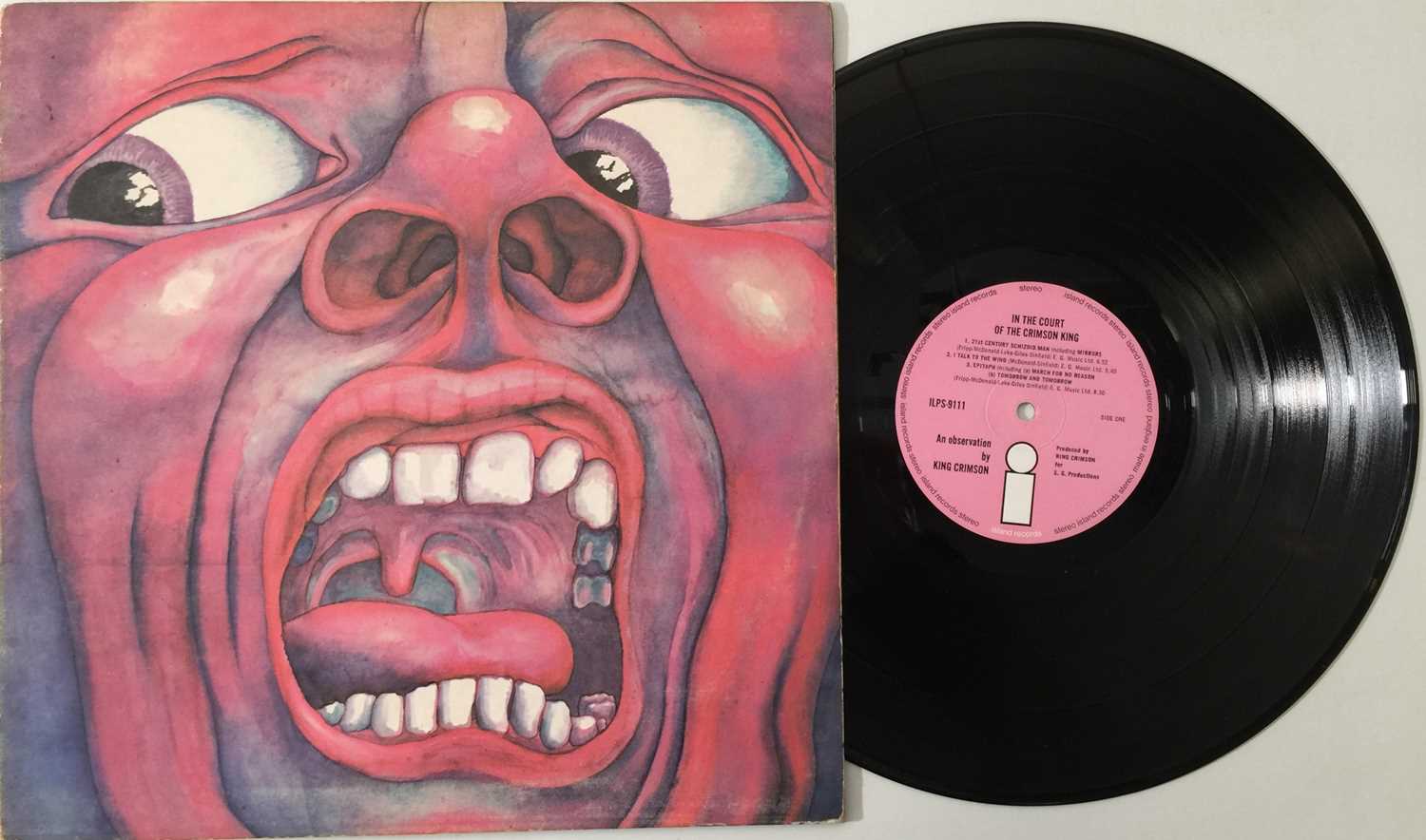 Lot 24 - KING CRIMSON - IN THE COURT OF THE CRIMSON KING LP (UK OG - PINK ISLAND - ILPS 9111)