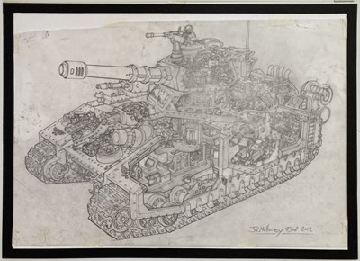 Lot 203 - JOHN R. MULLANEY - ORIGINAL ARTWORK - WARHAMMER - BANEBLADE, PRELIMINARY.