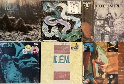 Lot 8 - REM - LPs & 12"