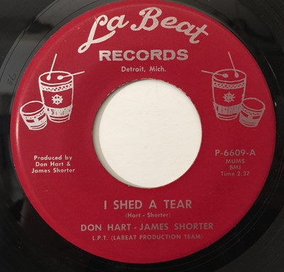 Lot 10 - DON HART - JAMES SHORTER - I SHED A TEAR (P-6609)