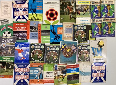Lot 74 - FOOTBALL PROGRAMMES - INTERNATIONAL FIXTURES INC 1958/1966 WORLD CUP.