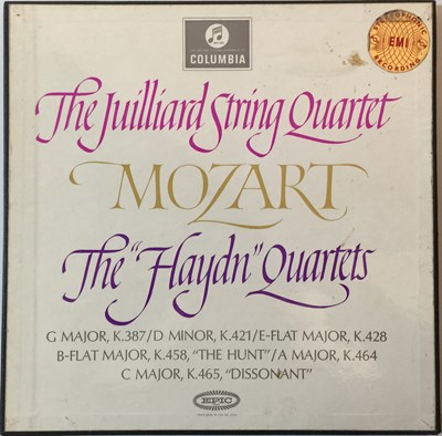 Lot 612 - THE JULLIARD STRING QUARTET - MOZART THE 'HAYDN' QUARTETS (UK COLUMBIA STEREO EDITION BOX SET - SAX 2470-2)