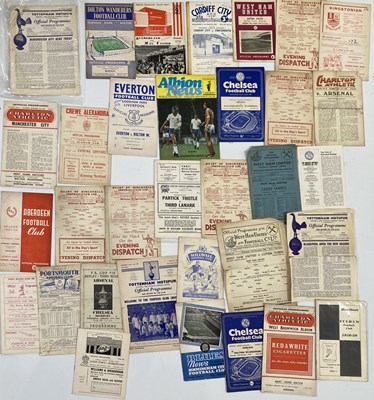 Lot 80 - FOOTBALL PROGRAMMES - LONDON / SCOTTISH TEAMS 1940S/1950S SOME SIGNED.