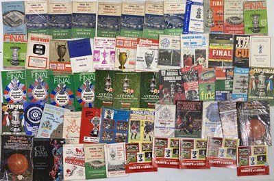 Lot 92 - FOOTBALL MEMORABILIA - PROGRAMMES INC CUP FINALS.
