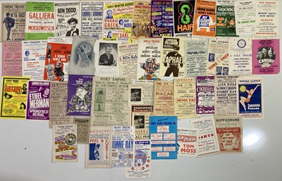 Lot 4 - THEATRE HANDBILLS.