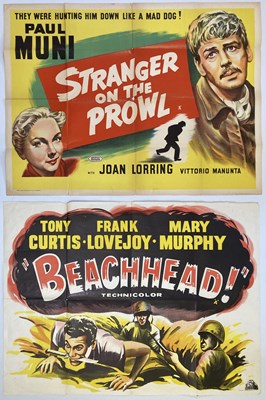 Lot 285 - FILM POSTERS - 1950S TITLES INC 'JOHNNY TROUBLE'.